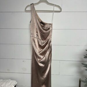 White Fox Boutique One-Shoulder Midi Dress
